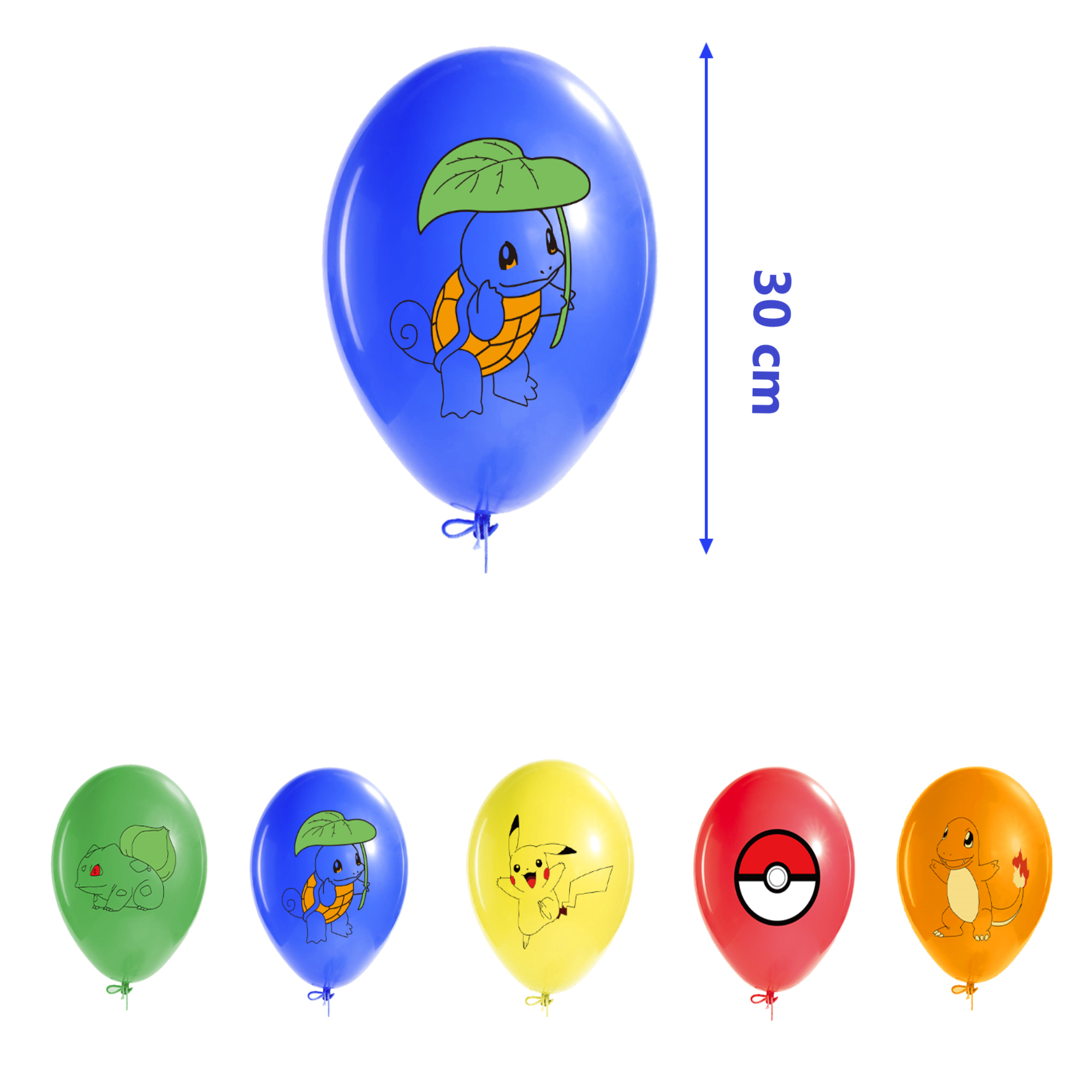 Globos Cumpleaños Decoración Kit De Fiesta Alusivo Pokemon