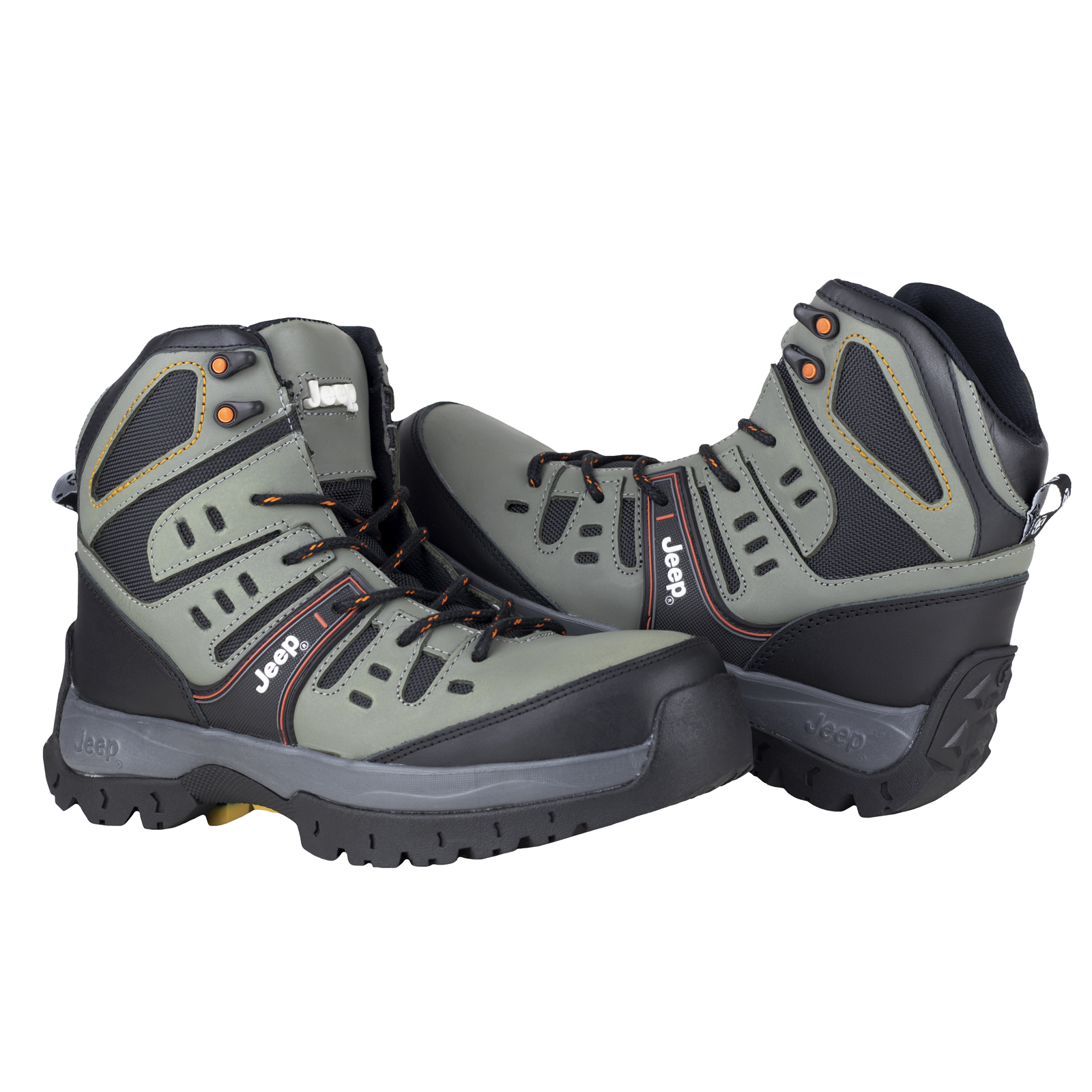 Botas Industriales Casquillo Hombre Jeep 3571 Gris Poliamida