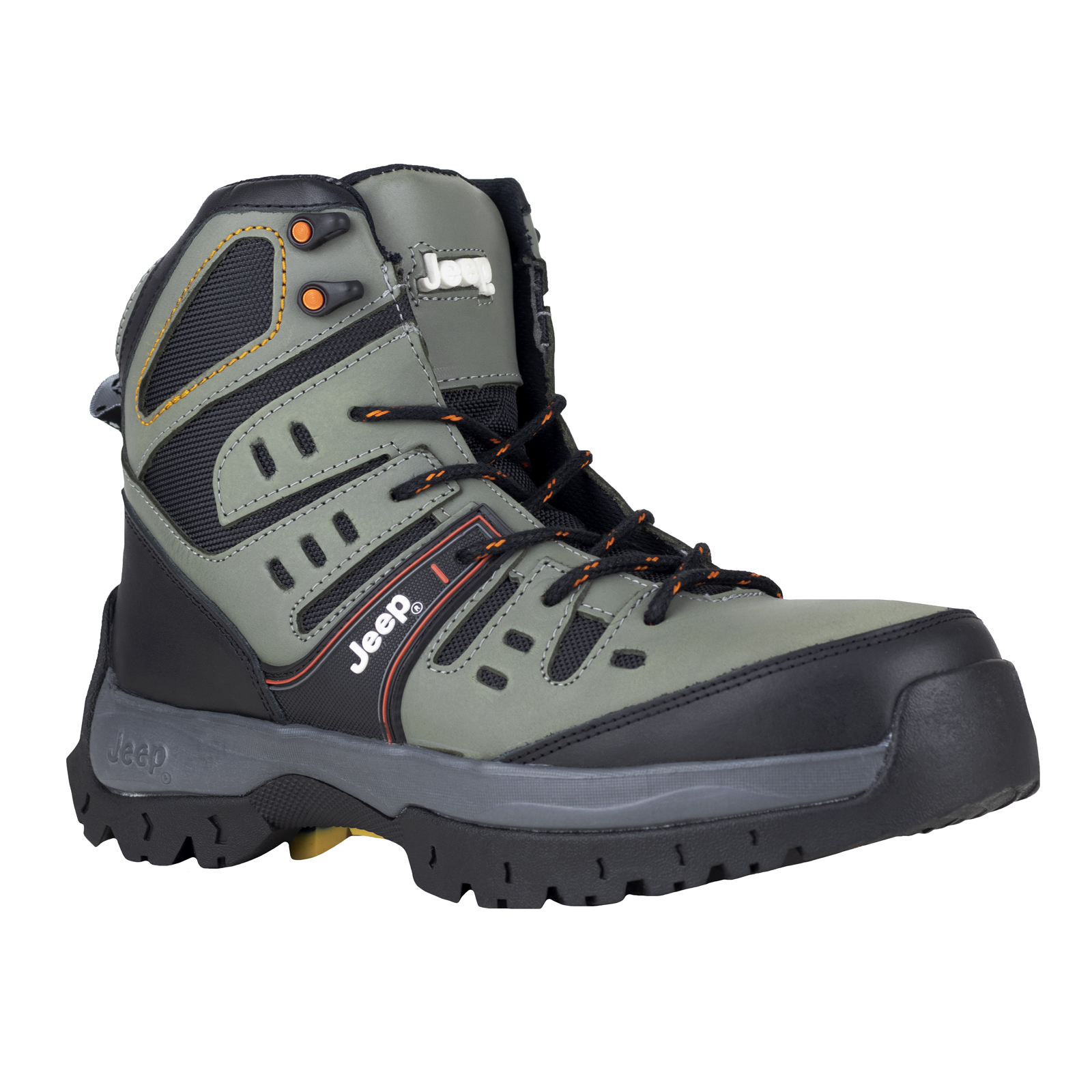 Botas Industriales Casquillo Hombre Jeep 3571 Gris Poliamida