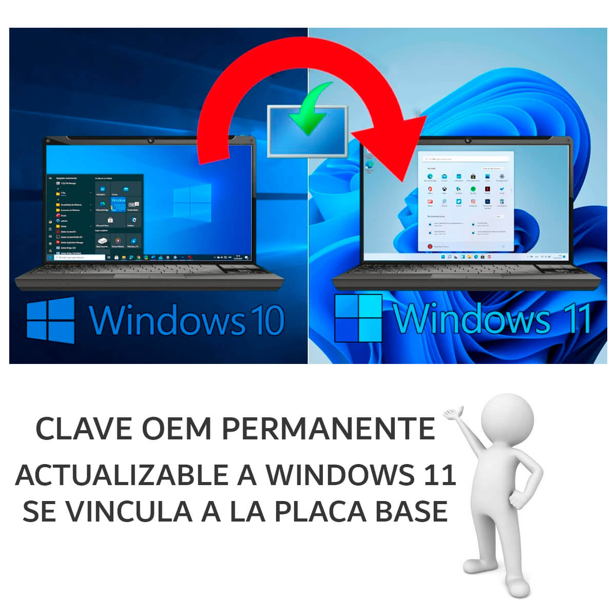 Microsoft Windows 10 Pro OEM KEY - LEER DESCRIPCION - 