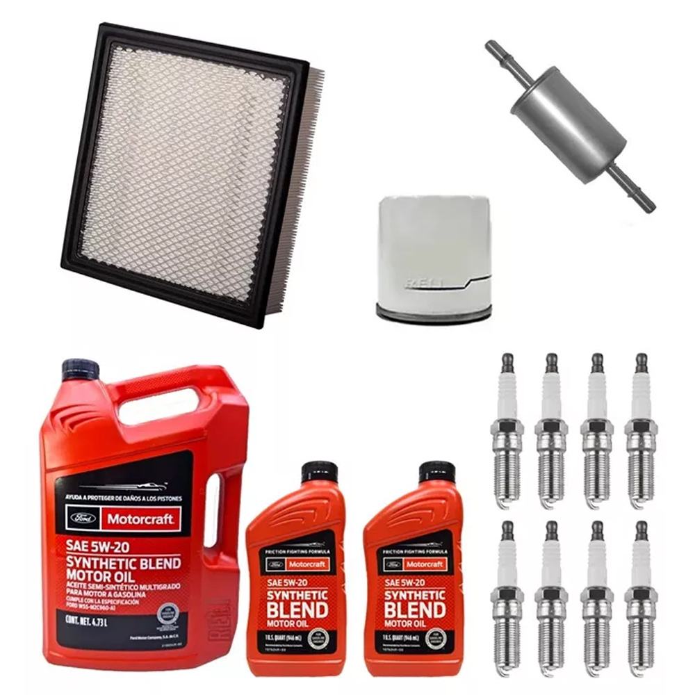 Kit Afinacion Para Ford F-150 5.0 V8 2013 Aceite 5w20