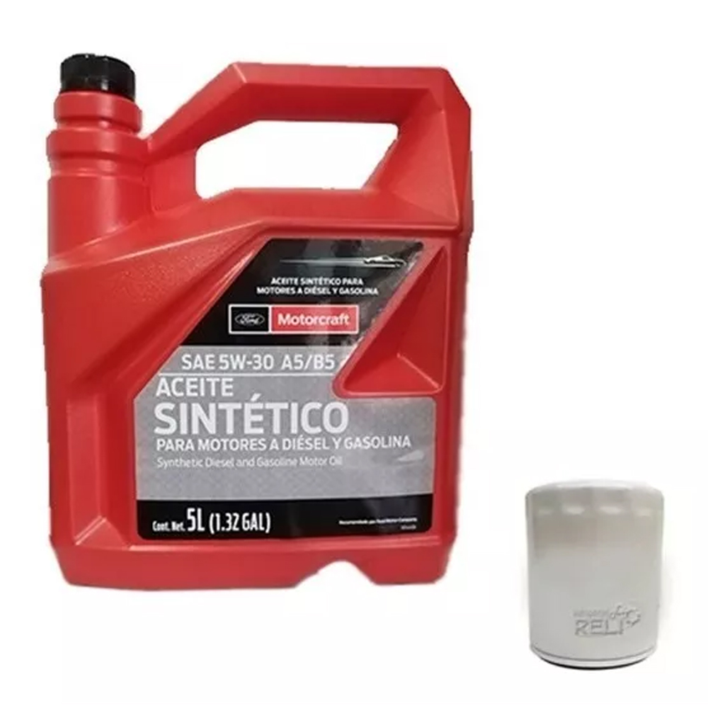 Kit Cambio Aceite Para Ford Focus 2.0 Aceite 5w30 Sintetico