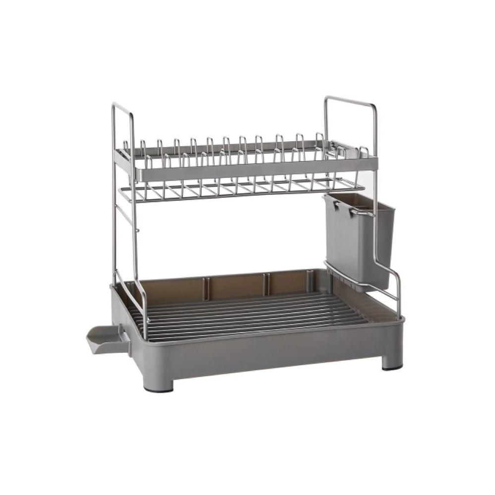 Escurridor de 2 Niveles Mainstays Gris