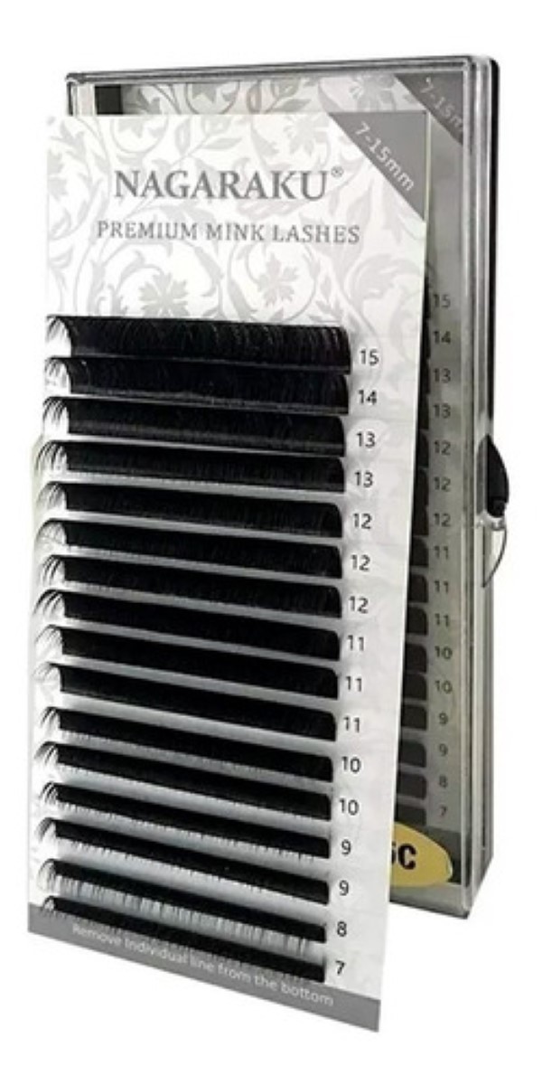 Blister Extensiones Pestañas Mink Mixto 1 X 1 0.25 D