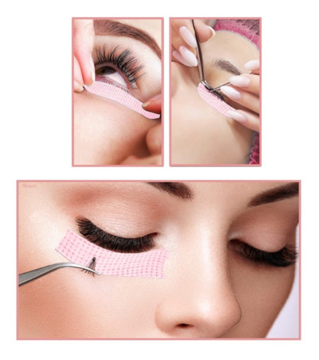 3 Cintas Extensión De Pestañas Micropore Papel Cinta Médica rosa