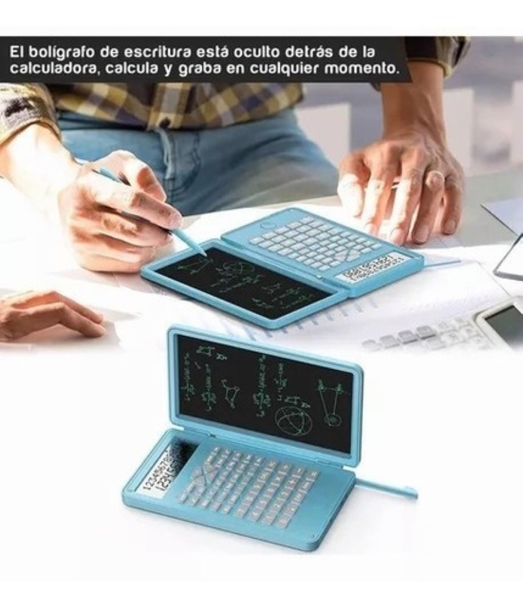 Calculadora Científica C/tablet Inteligente Y 240 Funciones blanco