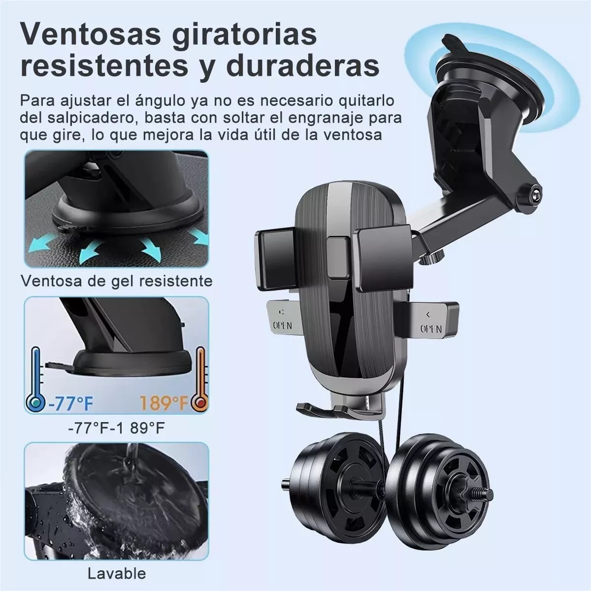 Ganchos Para Percheros Multifunción Montado En Pared 2 Pcs Negro
