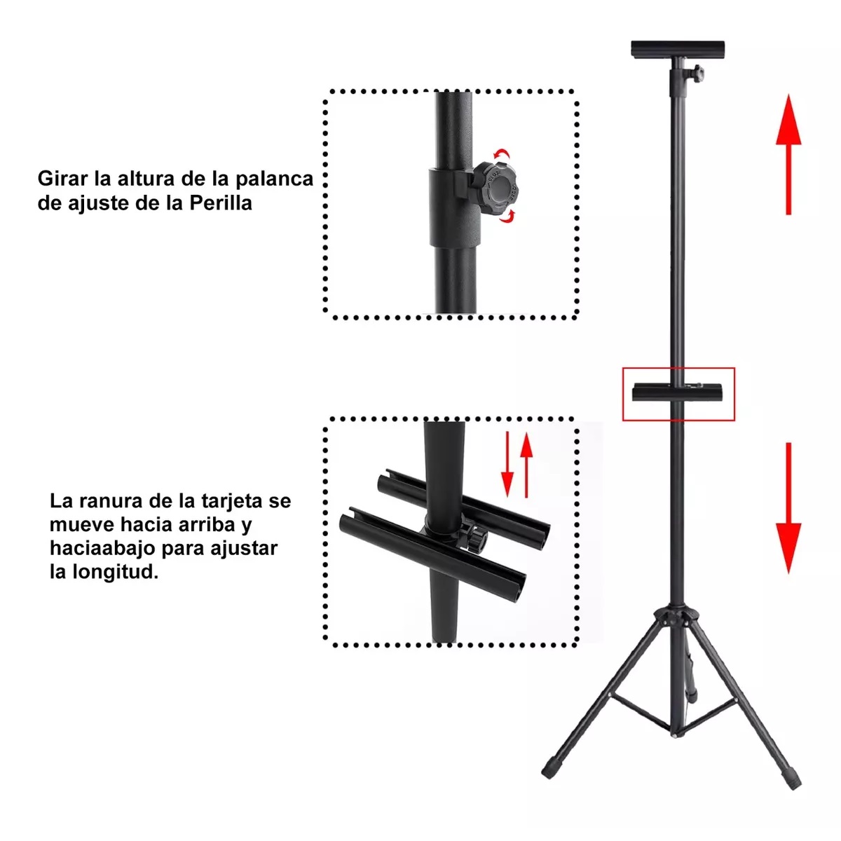 Trípode Banner Porta Foto Publicidad Doble Vista Ajustable