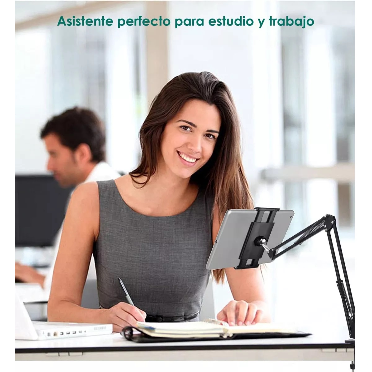 Soporte Celular Tablet Brazo Flexible Ajustable Con Clip