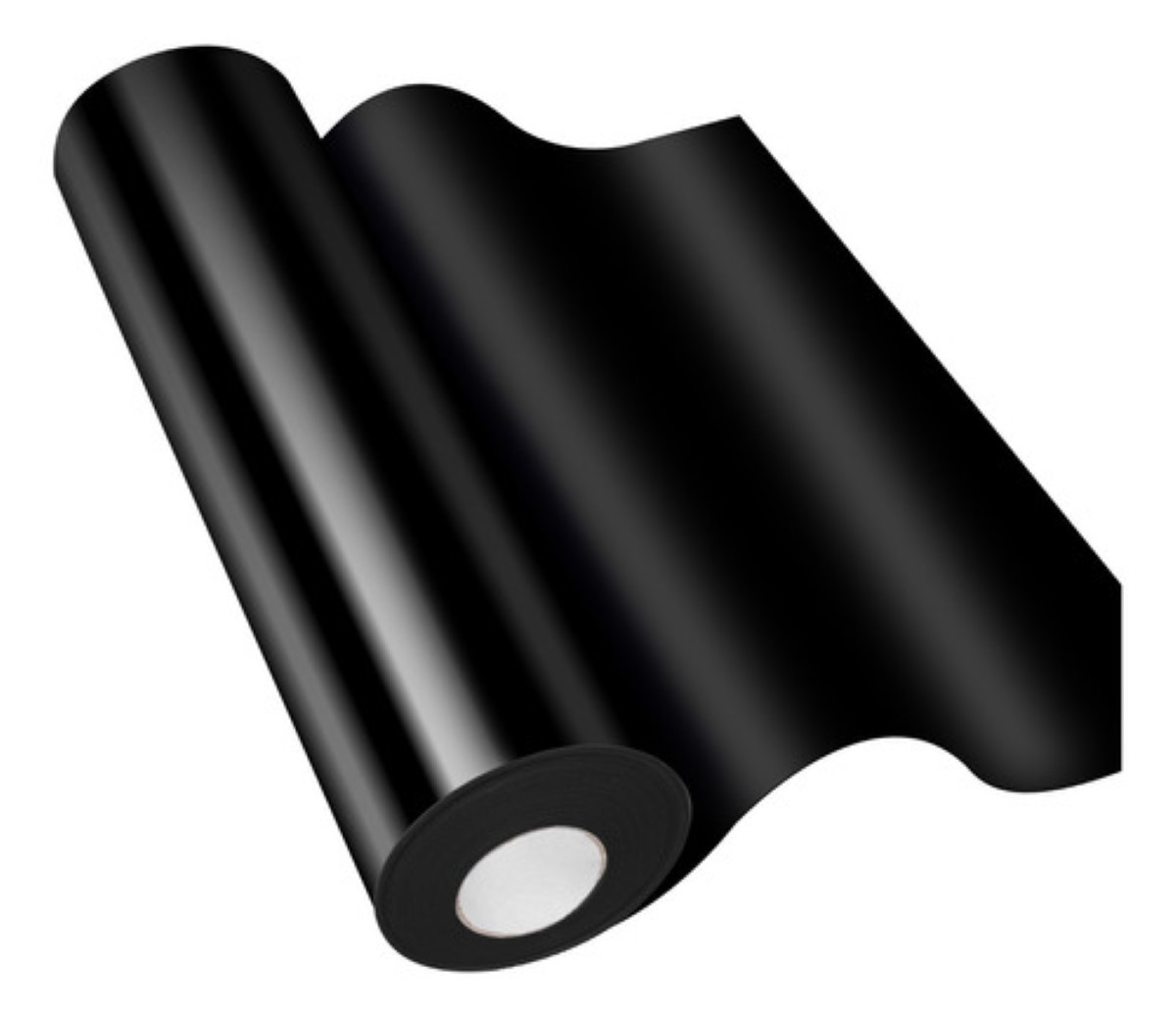 Vinil Textil Basico Pvc 30.5x488cm Para Camisetas Textiles negro