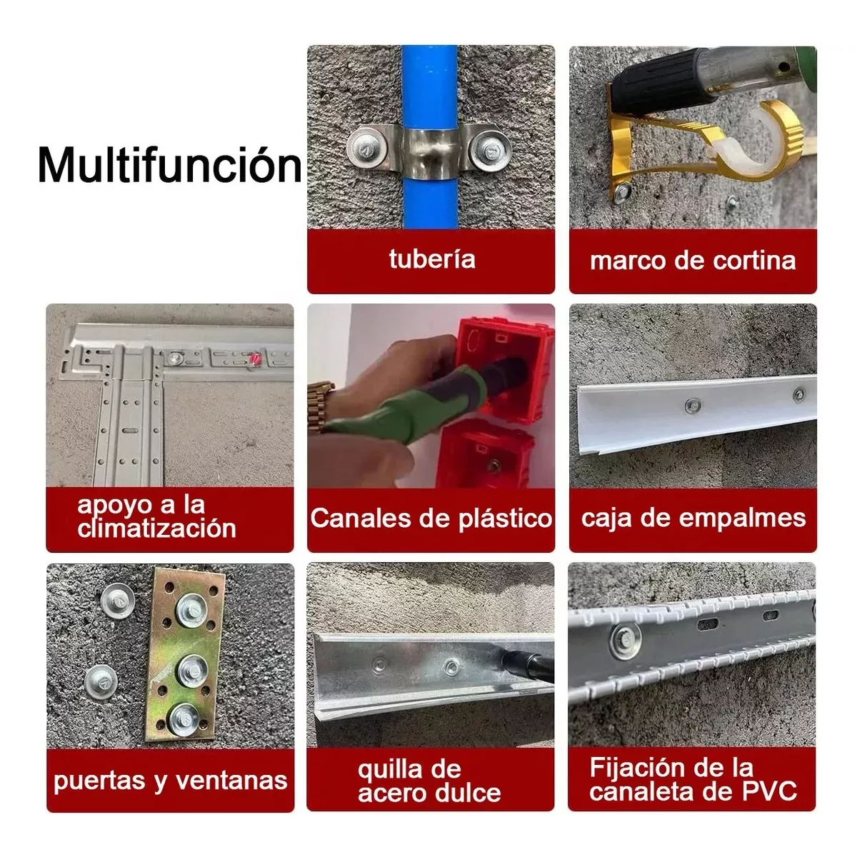 Kit Pistola De Clavos Para Pallets Fijacion Portátil/130 Clavos