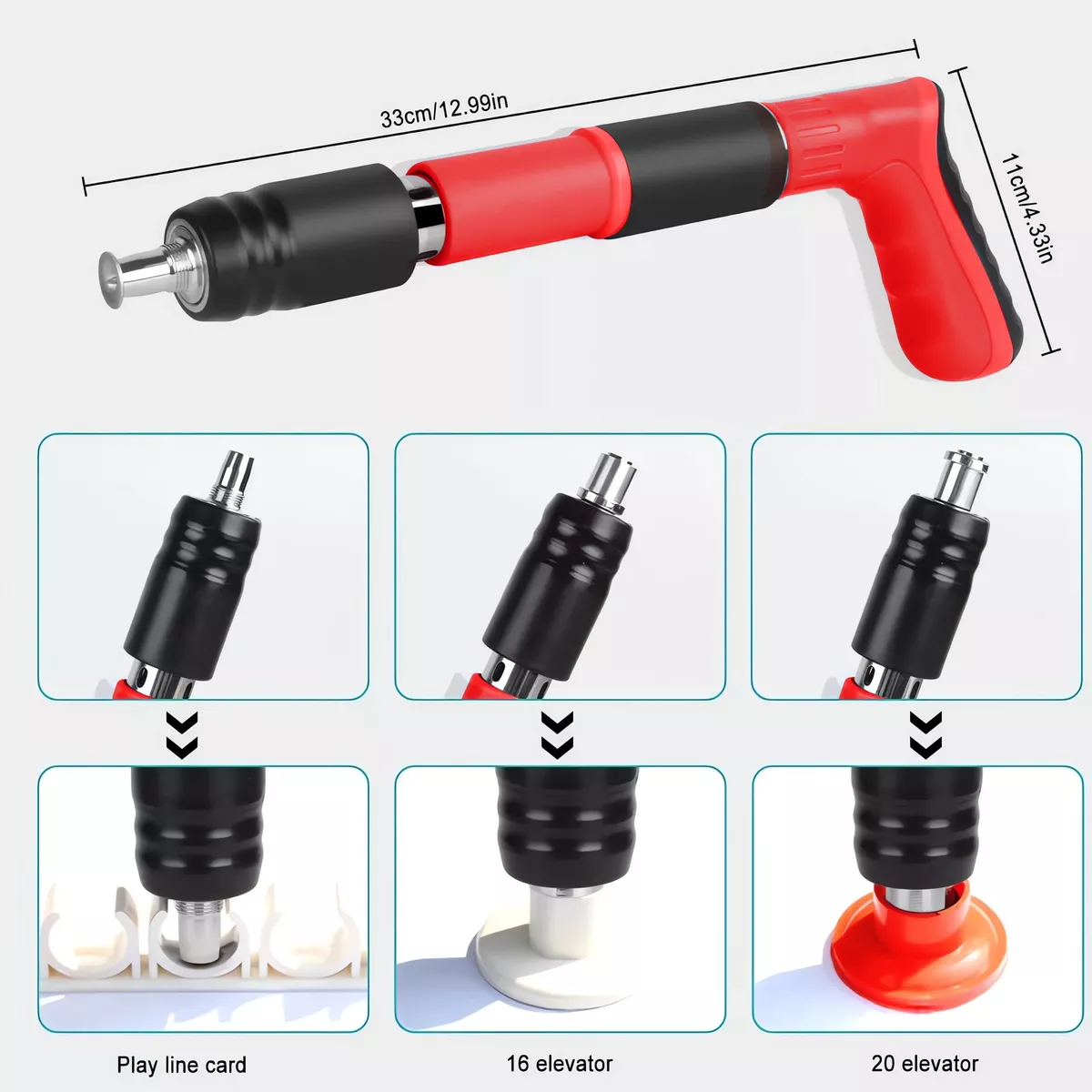Kit Pistola De Clavos Para Pallets Fijacion Portátil/130 Clavos