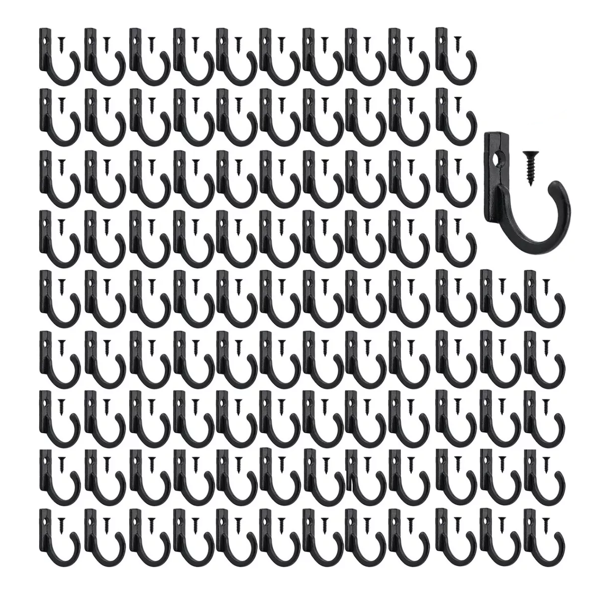 Kit 100pcs Mini Gancho Perchero Pared, Organizador Llaves Gancho