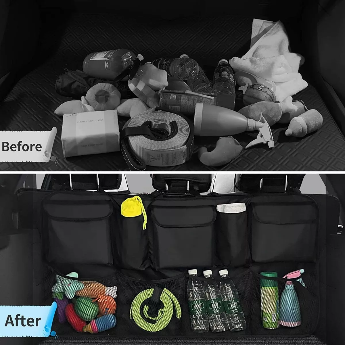 Organizador Asiento Maletero Trasero Para Auto Universal