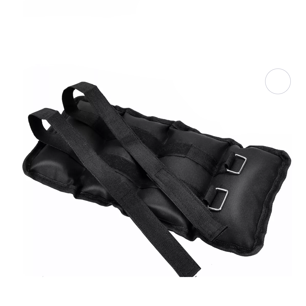 Polainas Tobillo Munequeras Pesas Ajustables Peso 1.5kg Negro