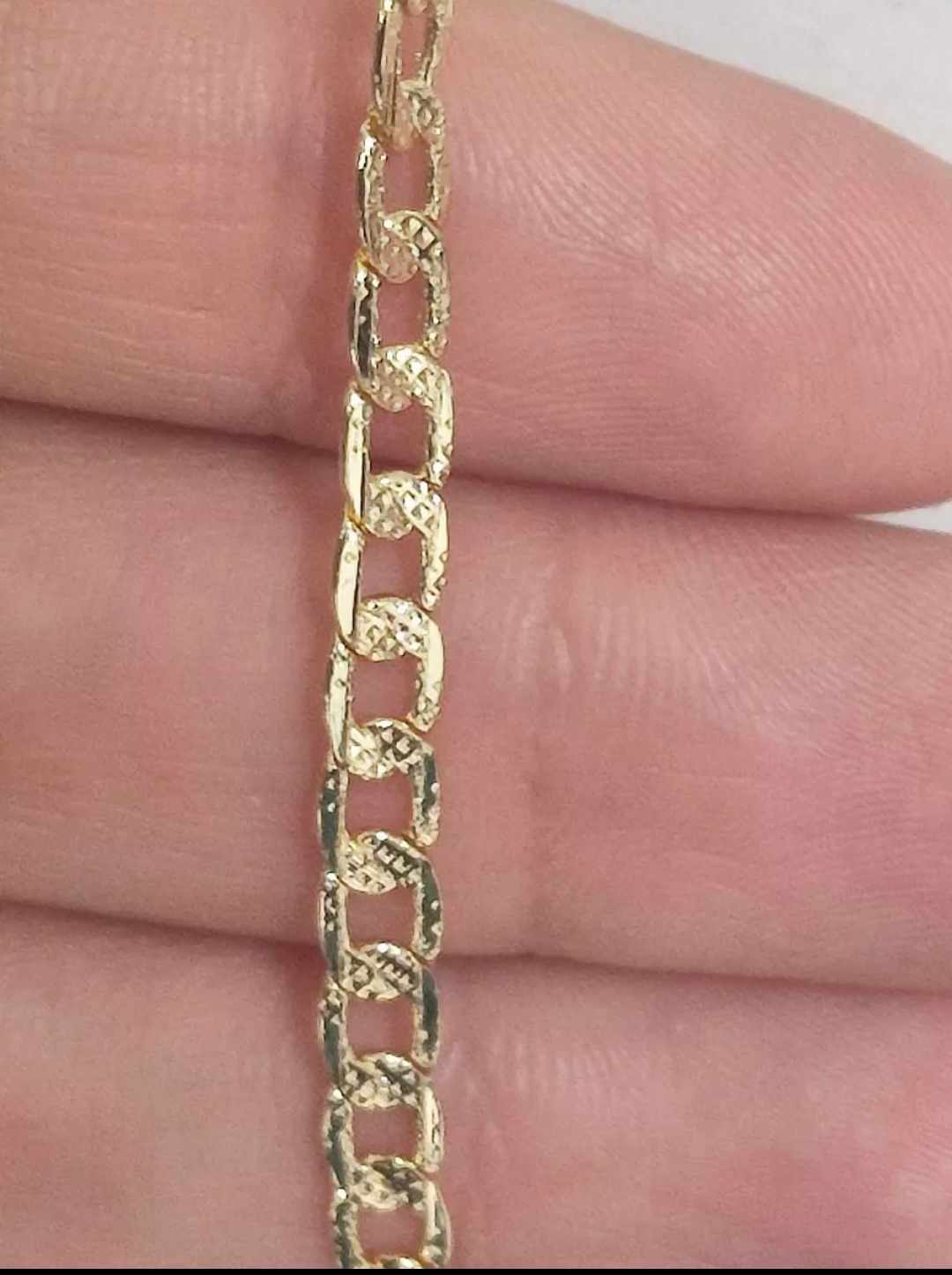 Collar de San Judas Tadeo XL. oro laminado de 18 kilates, 