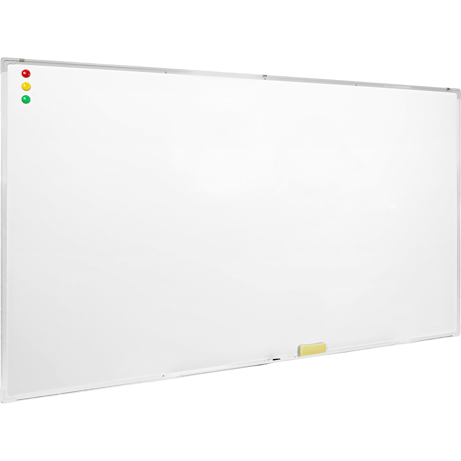 Pizarron Blanco Escolar 120x201cm Marcadores Borrador Imanes