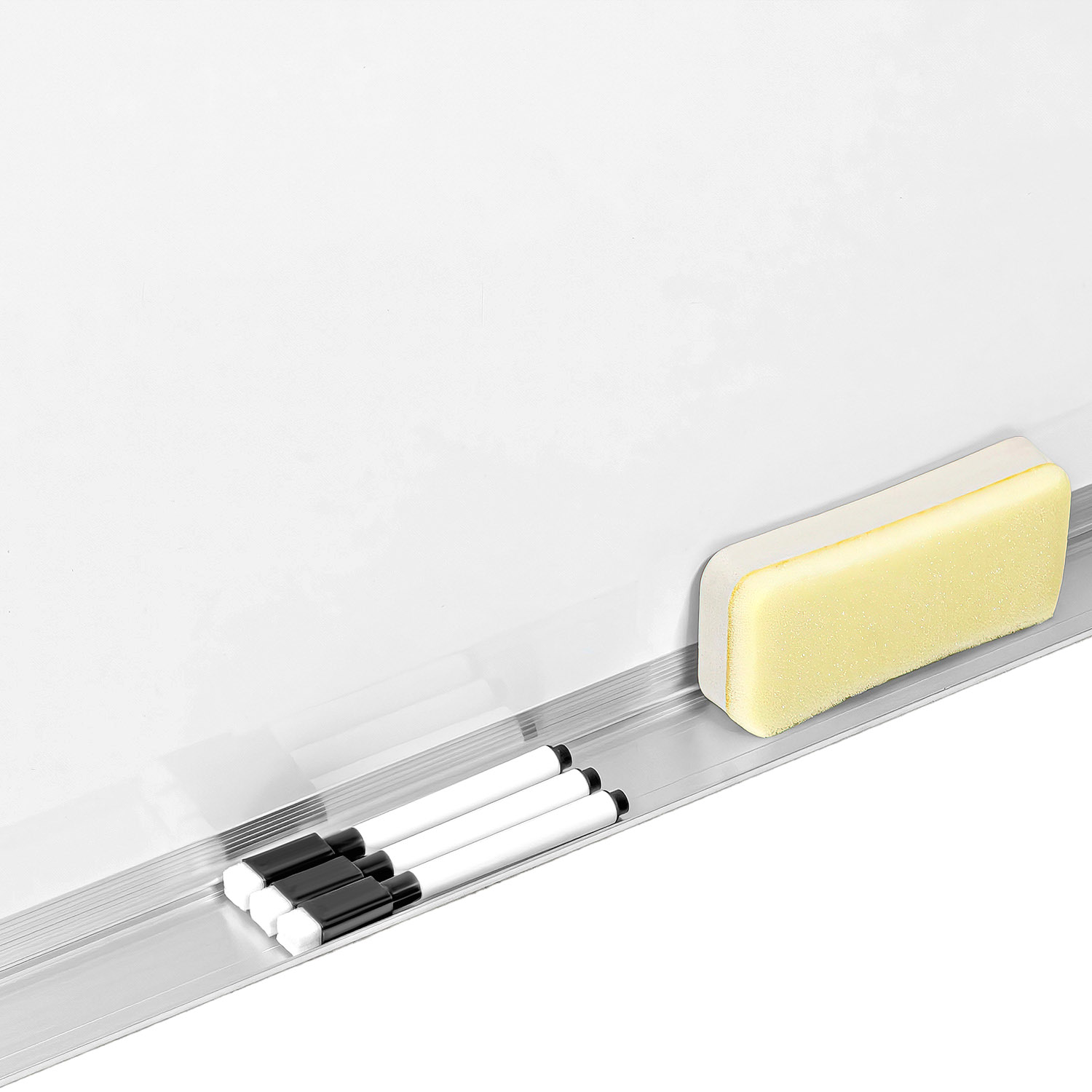 Pizarron Blanco Escolar 120x90cm Marcadores Borrador Imanes