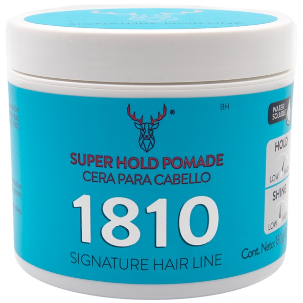 1810 SUPER HOLD CERA PARA CABELLO FIJACIÓN ALTA BRILLO ALTO. BASE AGUA.