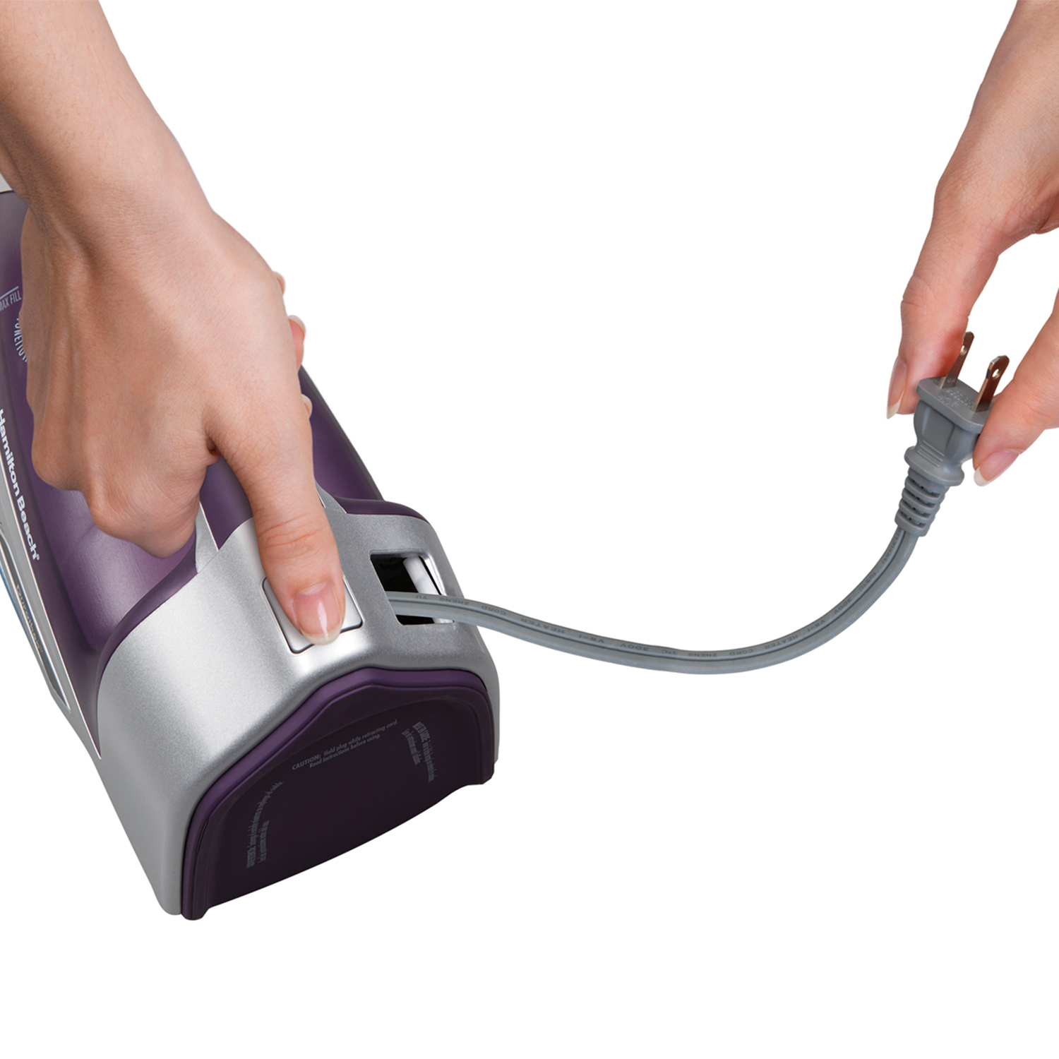 Plancha De Vapor Hamilton Beach 19803R Antiadherente Cable Retráctil