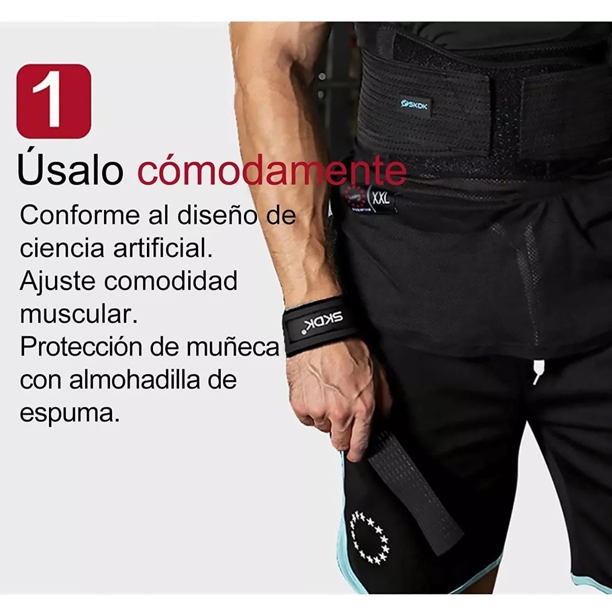 Straps Muñequera Gym Crossfit Pesas Lifting Fitness Cinta Negro