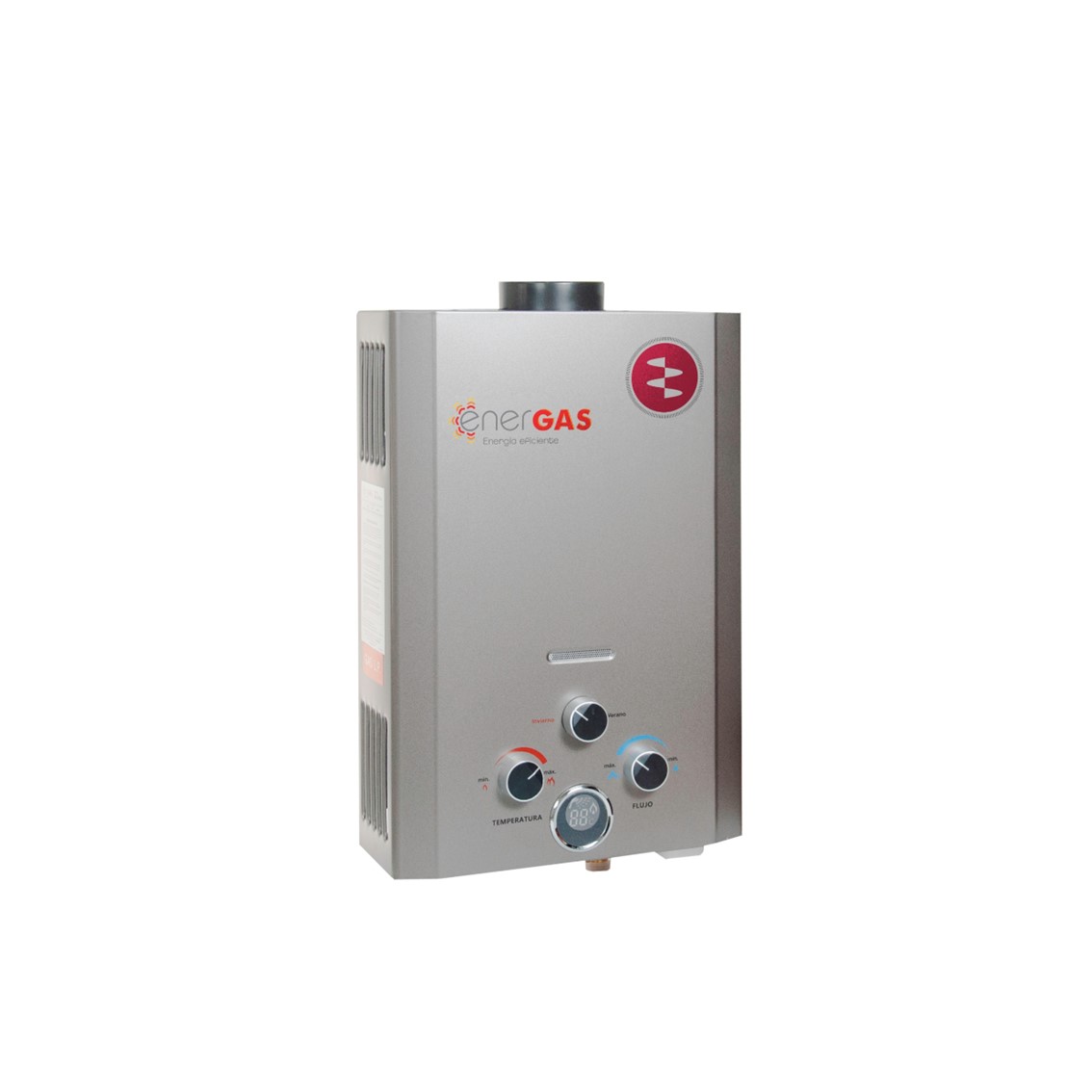 Calentador boiler ENERGAS de paso, instantáneo de agua de 6L gas natural.