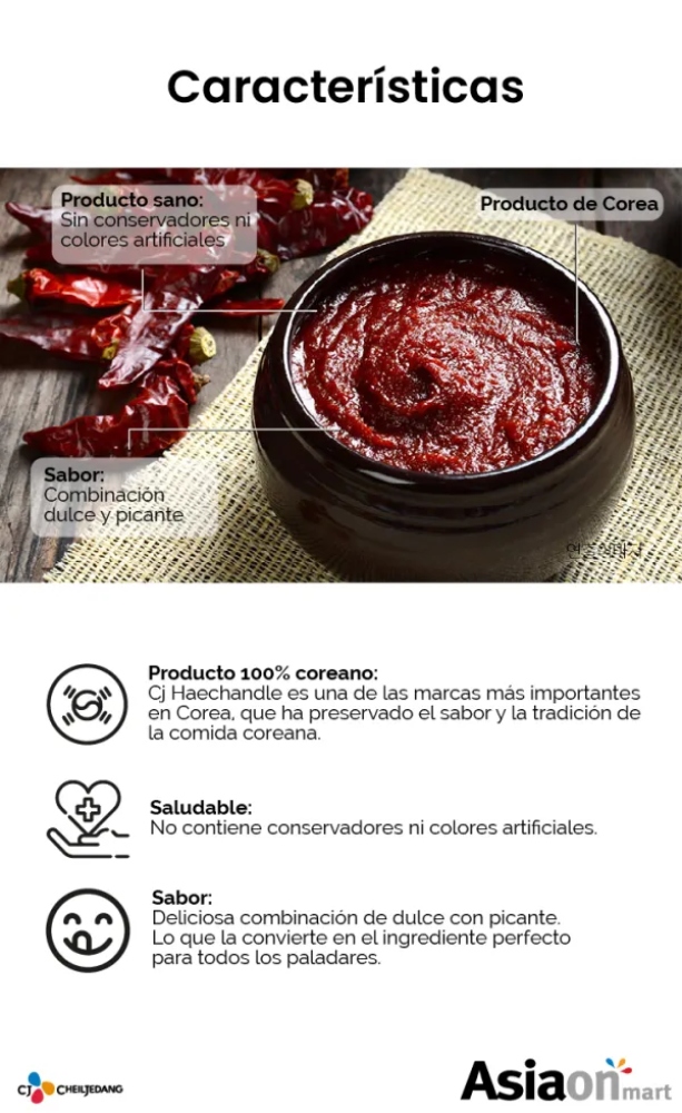 Pasta De Chile Rojo Gochujang En Tubo 290gr