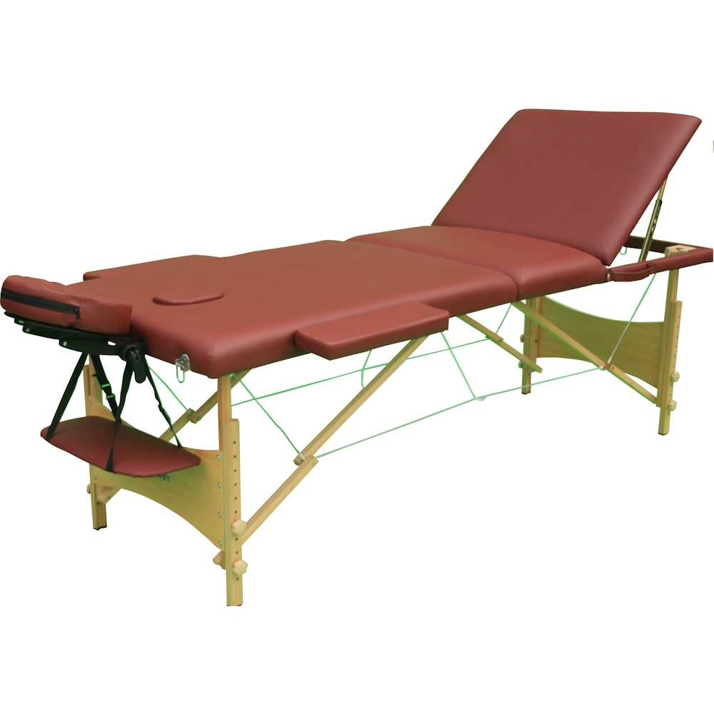 Cama Mesa Masaje 3 Secciones Levanta Piernas 195x70cm M012a