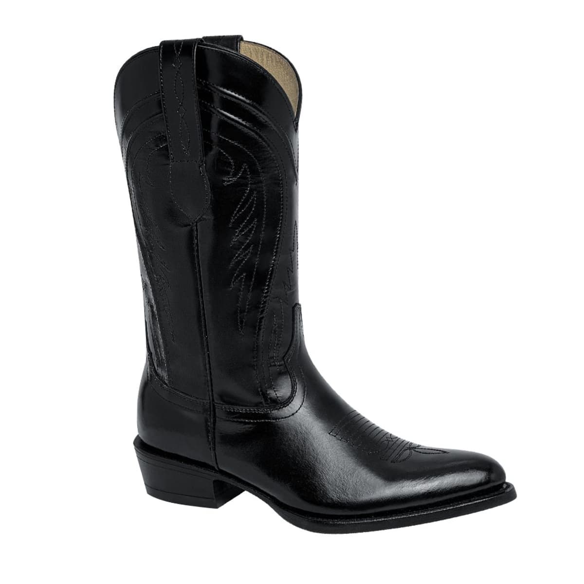 Botas vaqueras lisas color negro marca JC McCoy, de hombre, mod. 1103865