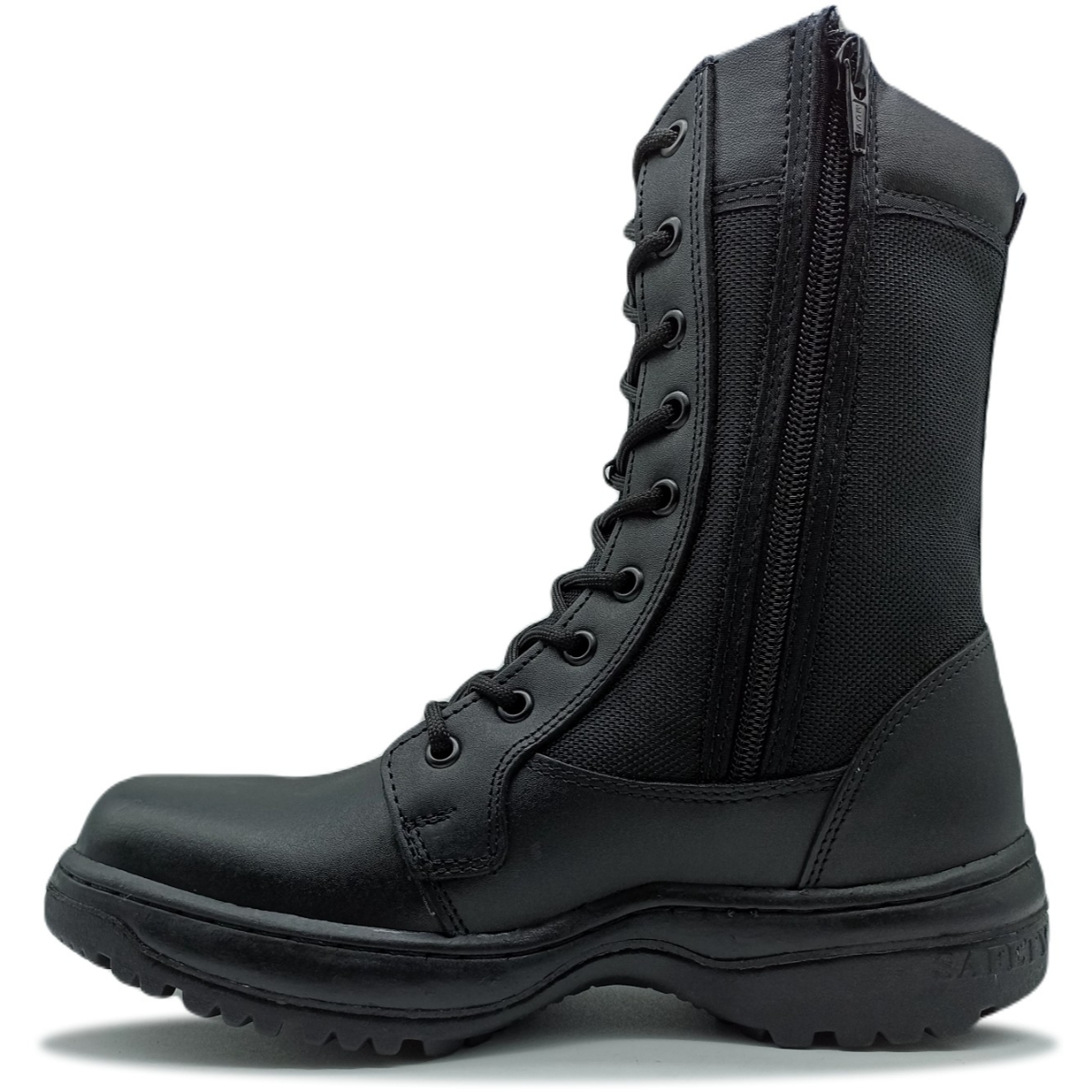 Bota Tactica Piel Cosida Ligera Cómoda Policía Trabajo 1100