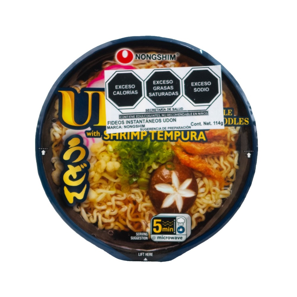 Nongshim Tempura Udon Shrimp Bowl 114gr