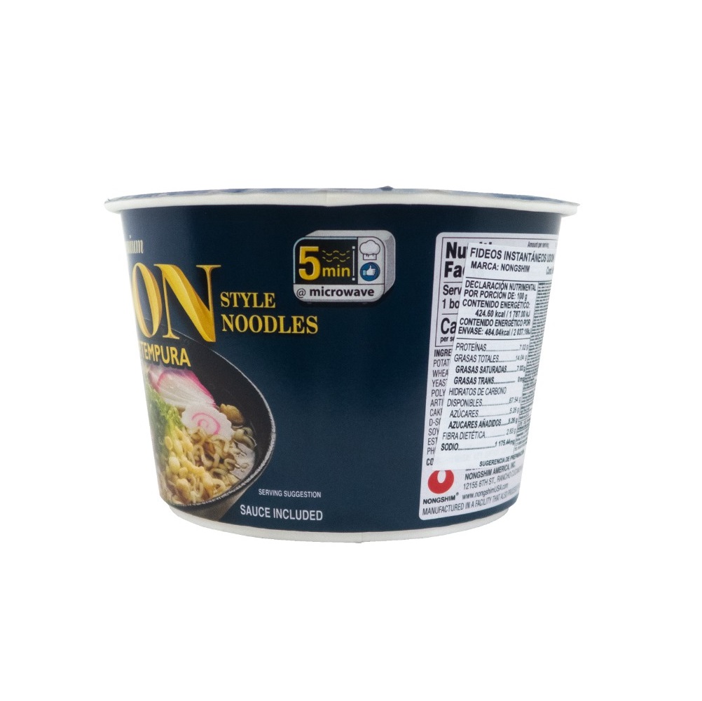 Nongshim Tempura Udon Shrimp Bowl 114gr