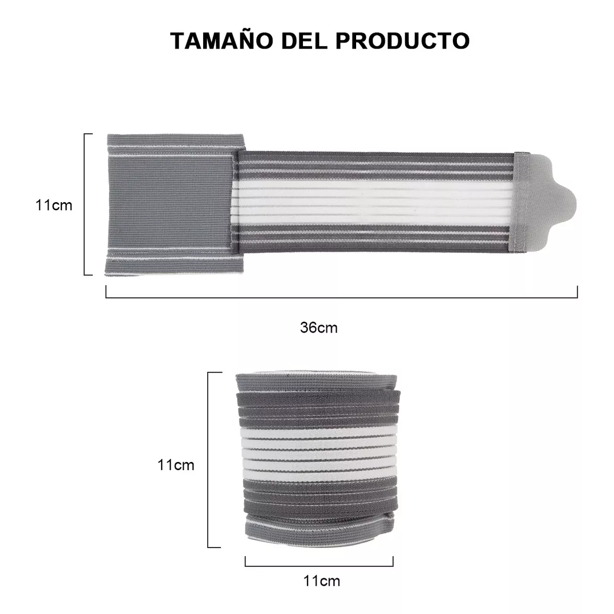 1 Par Muñequera Elástica Ajustable Gym Muñequeras Deportivas