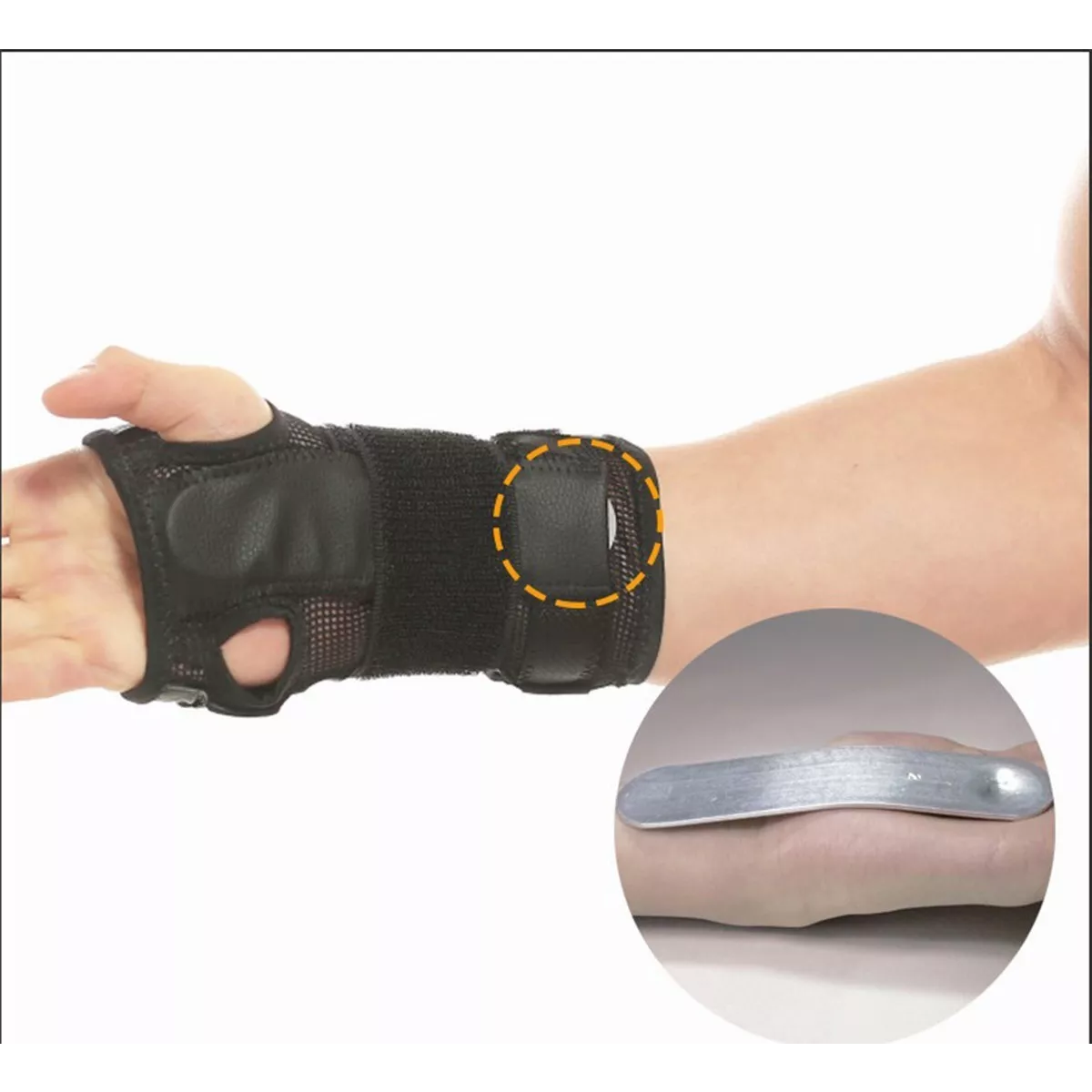 Muñequera Rigida Ortopedica Deportes Rehabilitacion