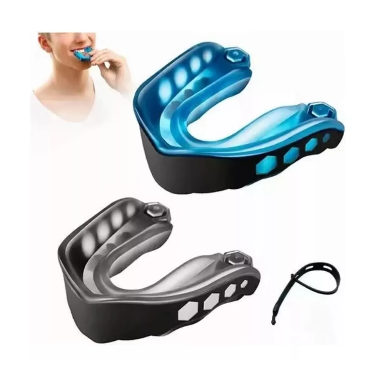 Protector Bucal Para Moldeable Kickboxing Muay Thai 2pcs