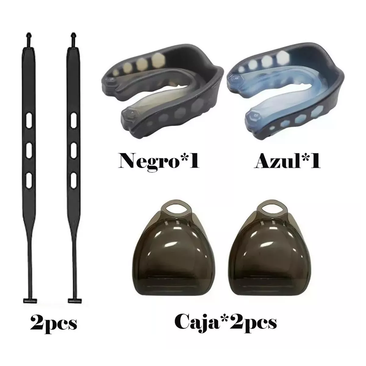 Protector Bucal Para Moldeable Kickboxing Muay Thai 2pcs