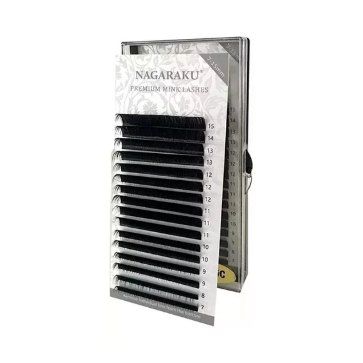 Blister Extensiones Pestañas Mink Mixto 1 X 1  0.12 D