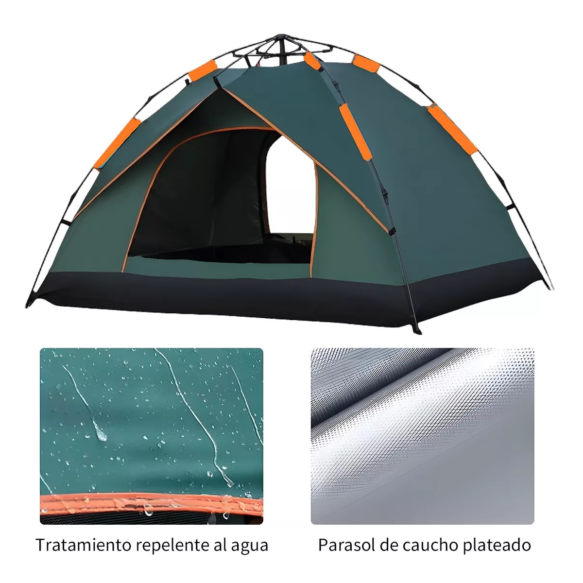 Tienda Automática Casa De Campaña 4 Personas Grande Camping