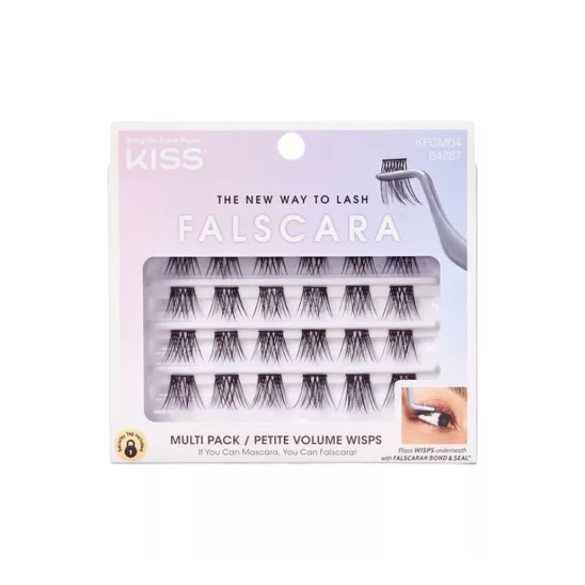 Pack Pestañas Kiss Falscara Postizas Naturales 24 Unidades Pack 
