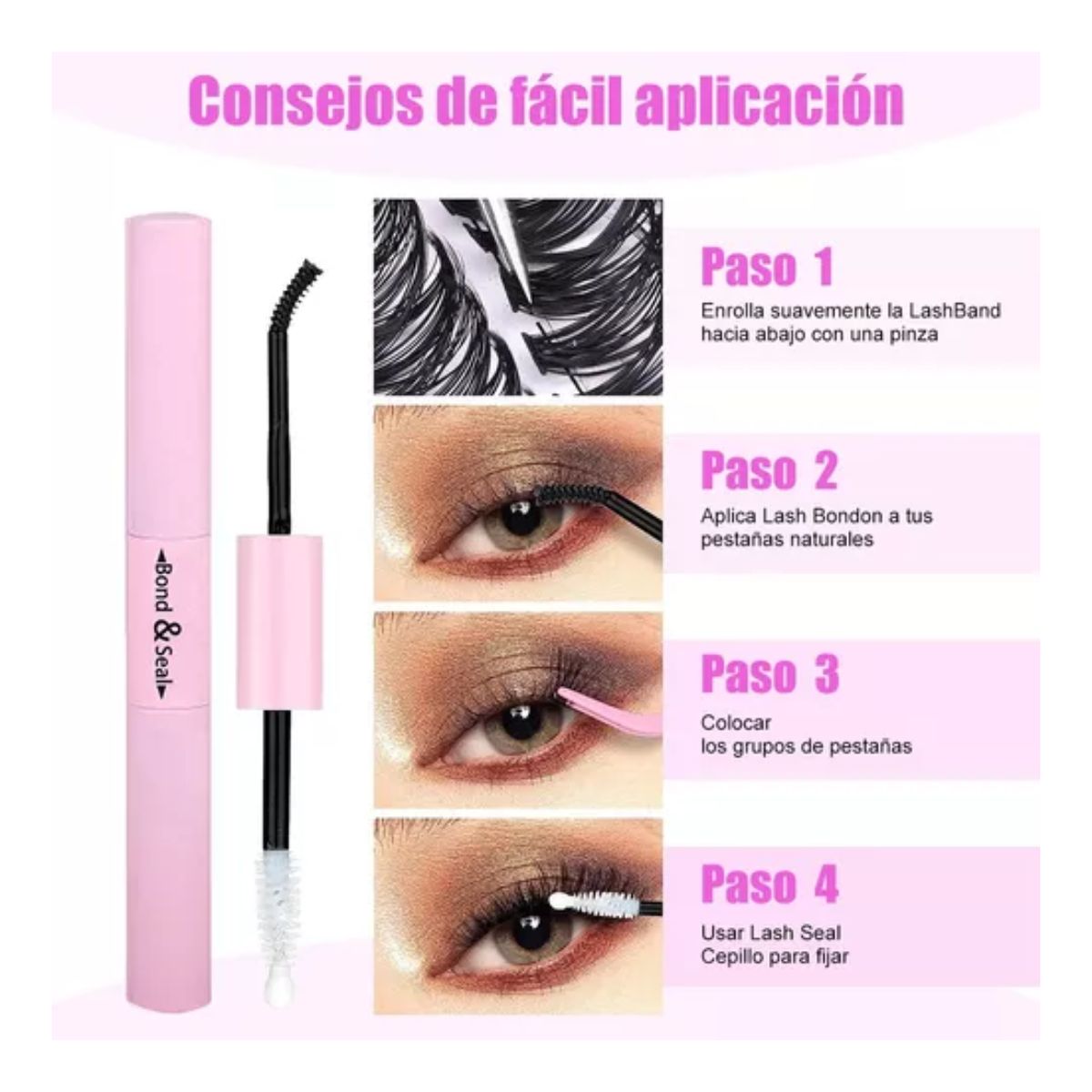 Blister Pestañas Extensión Cola De Pez 280 Racimo 30d+40d