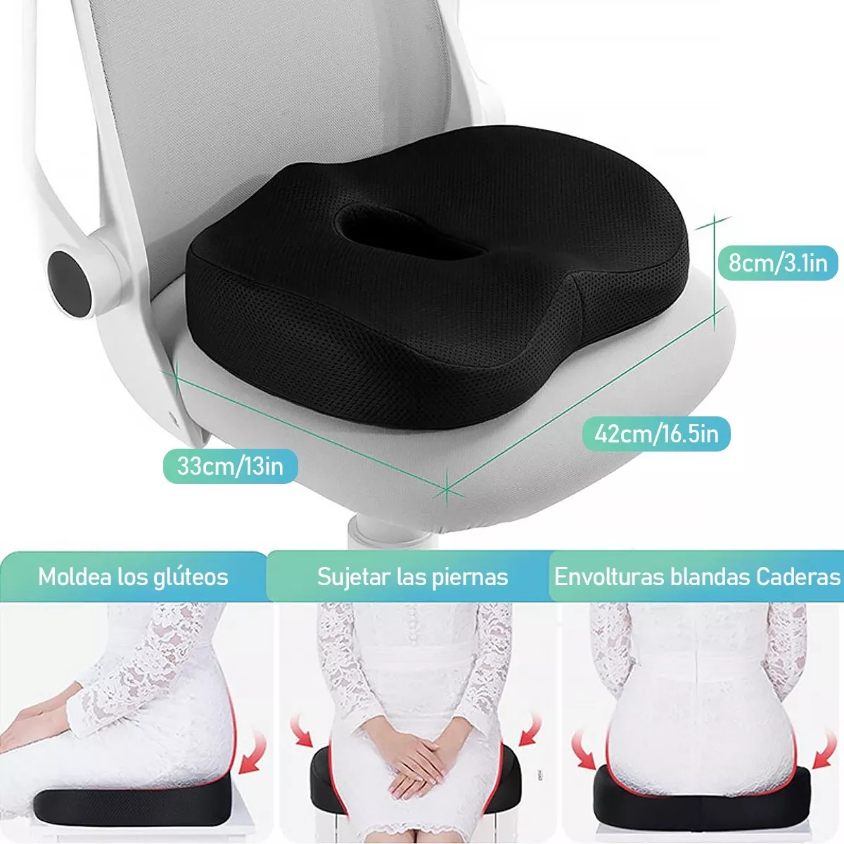 Cojín Para Asiento De Silla De Oficina Para Aliviar El Dolor