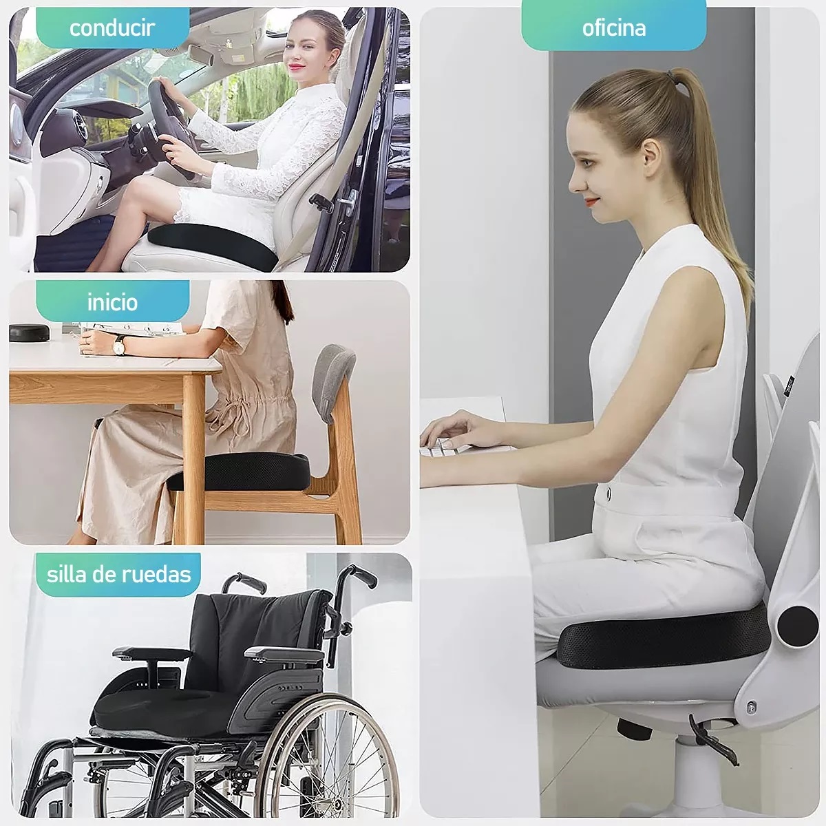 Cojín Para Asiento De Silla De Oficina Para Aliviar El Dolor