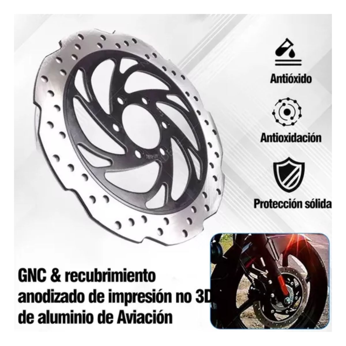 Disco De Freno Delantero Pulsar 200ns 200as Maxima Calidad