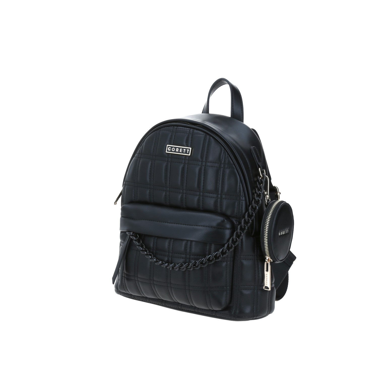 Mochila Para Mujer Color Negro Gorett Gregor Con