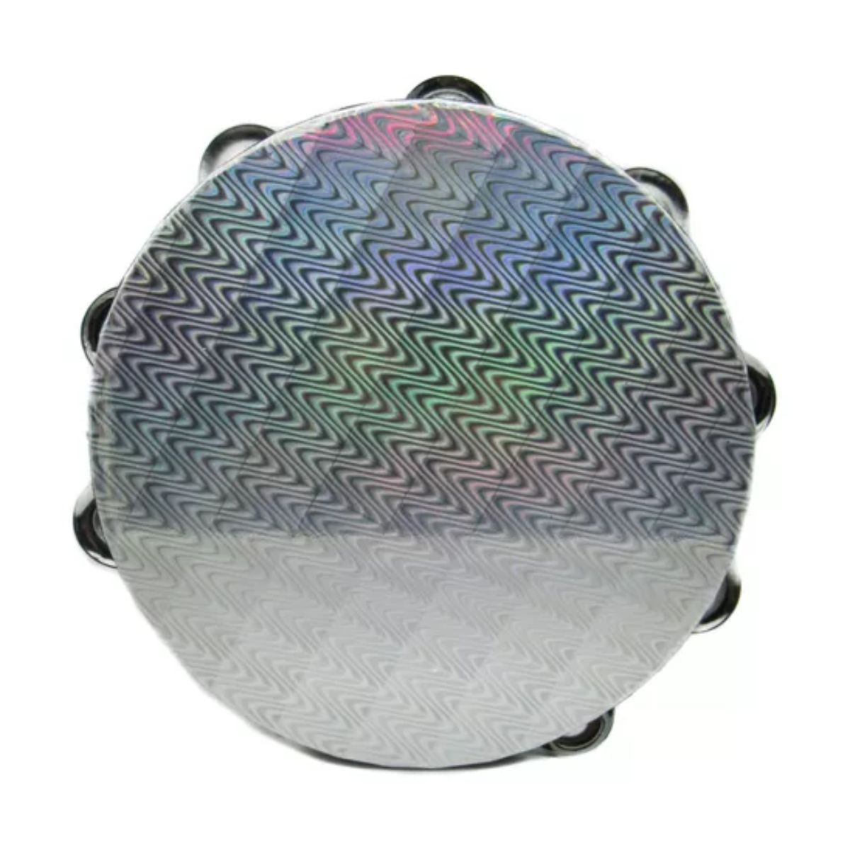 Pandero Tipo Remo 8 Pulgadas Ficha Doble GRIS