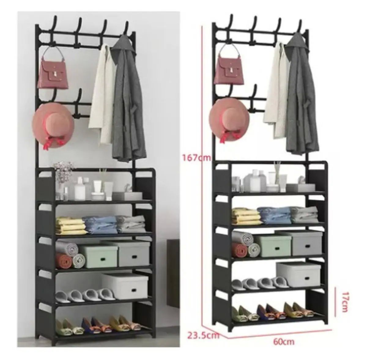 Perchero,zapatera y closet multifuncional