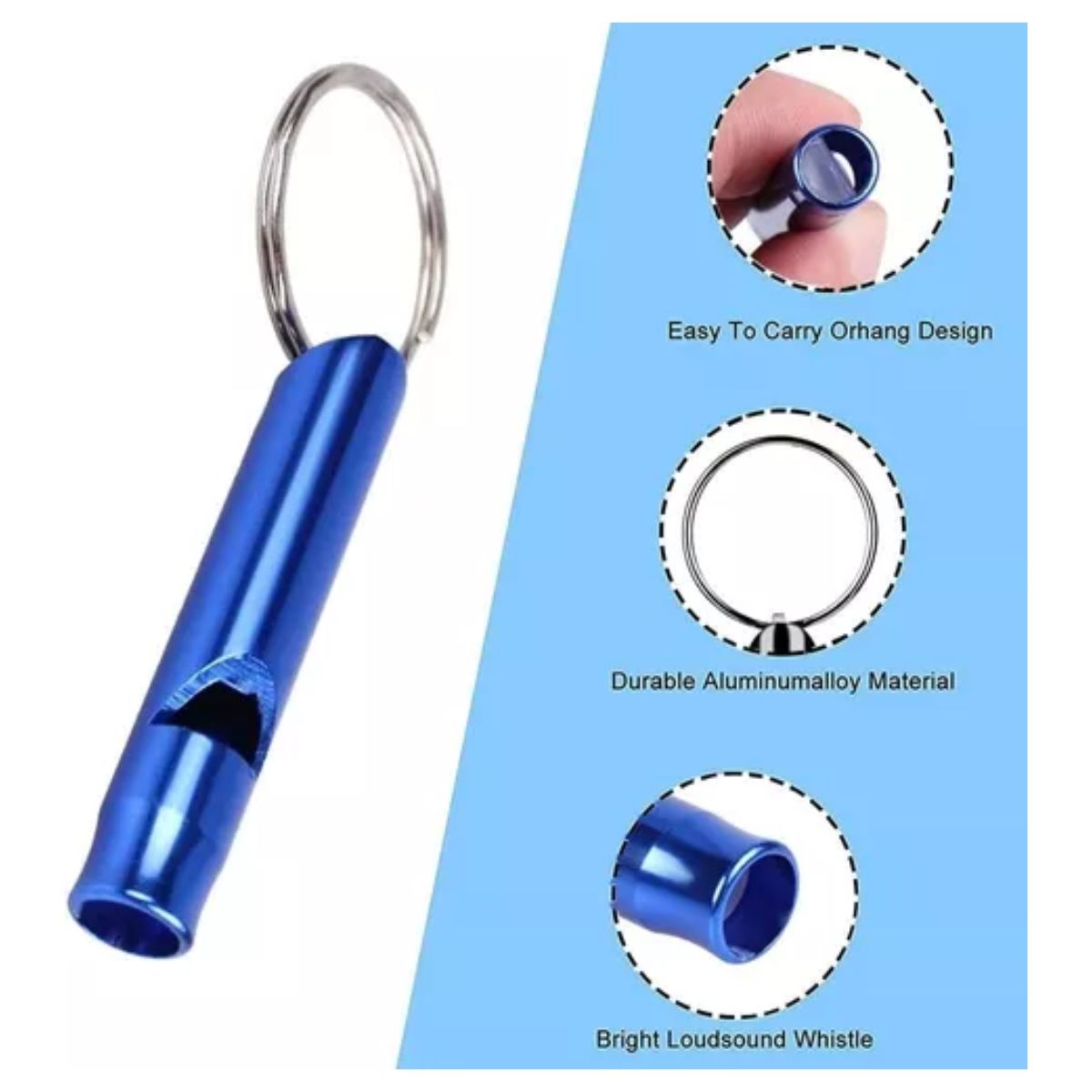 10pz Silbato De Auxilio Para Emergencia Y Supervivencia 