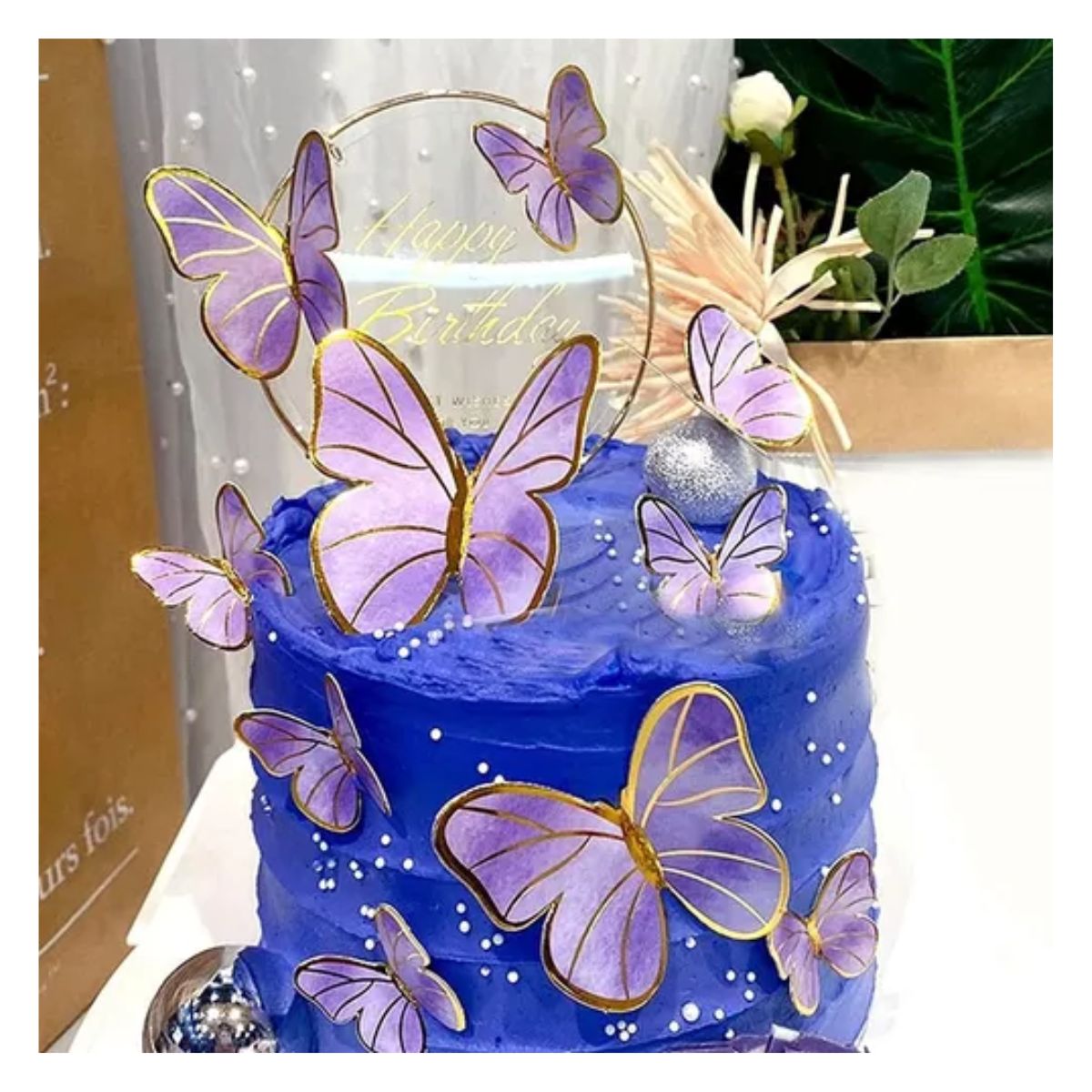 450pzs Decoración Pastel De Mariposa Para Fiestas Cumpleaños 