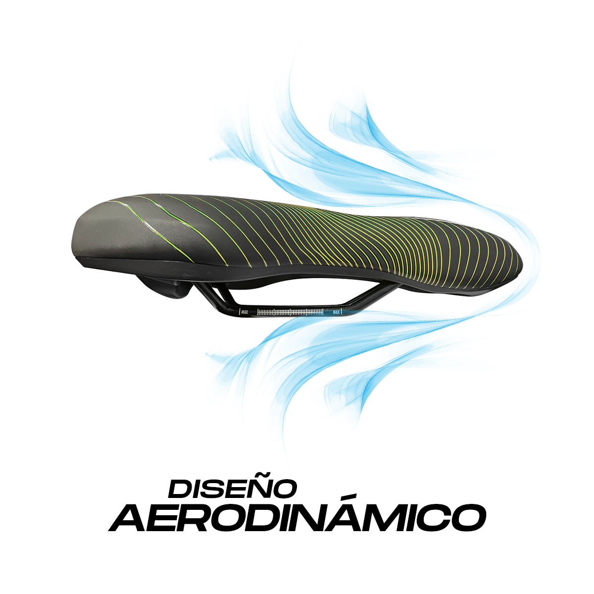 Asiento Bicicleta Sport Mtb Ruta Relleno De Gel Scudiero Amarillo.