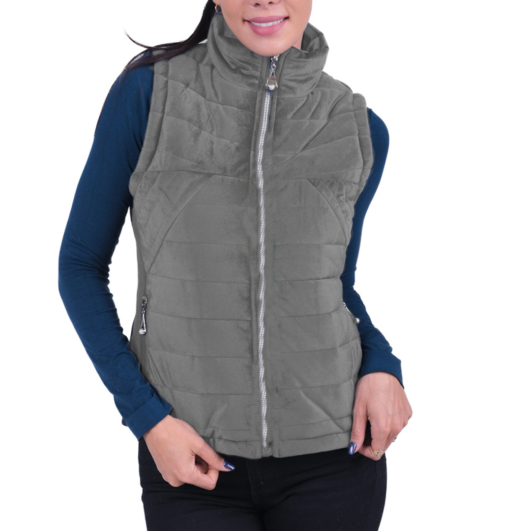 Chaleco de terciopelo elegante para Dama